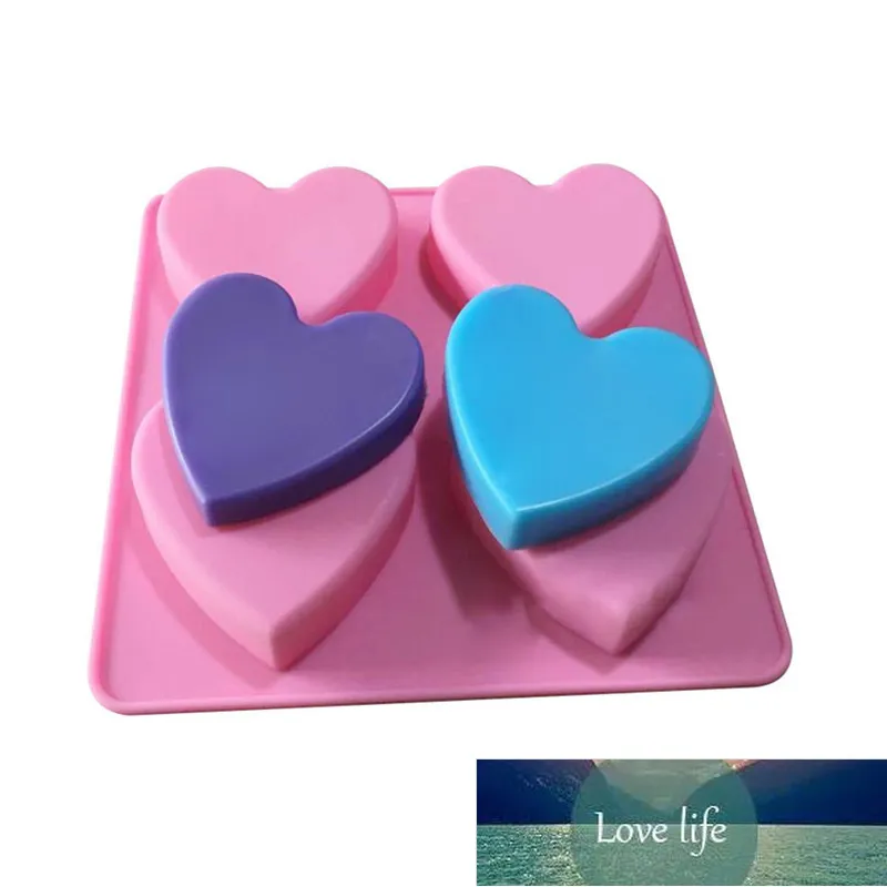 Soap Mold 4 Cavity Silicone DIY Silicone Baking Molds Shapes